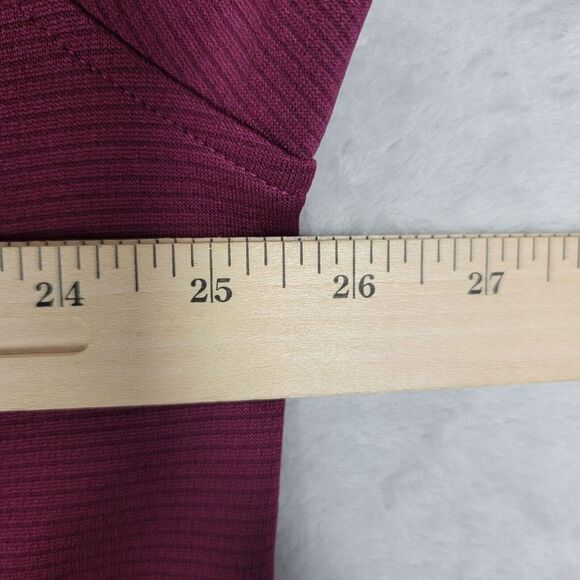 Under Armour Mens Polo Shirt Size 2XL HeatGear Loose Fit Golf Red Maroon - Picture 7 of 7